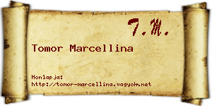 Tomor Marcellina névjegykártya